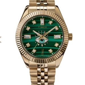 TIMEX and Jacquie Aiche Legacy Malachite Tribe Eye Watch